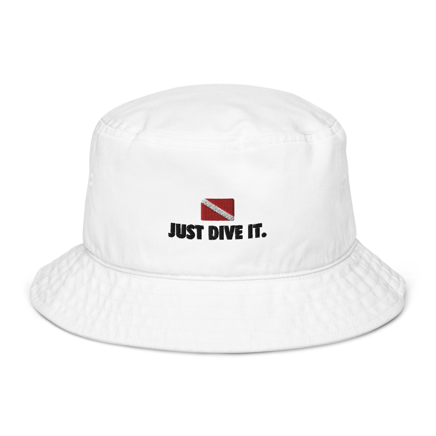 Just Dive It (horitzonal) - Organic bucket hat