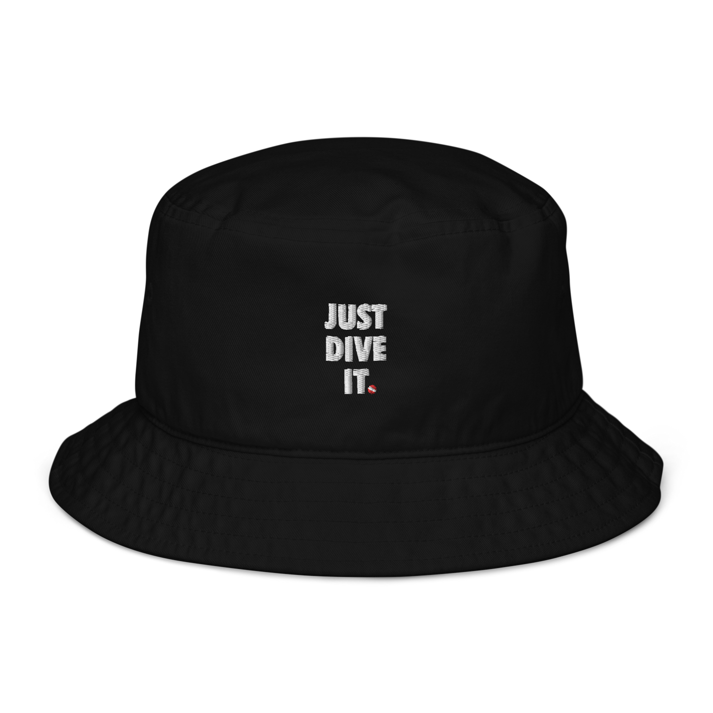 Just Dive It (vertical) - Organic bucket hat