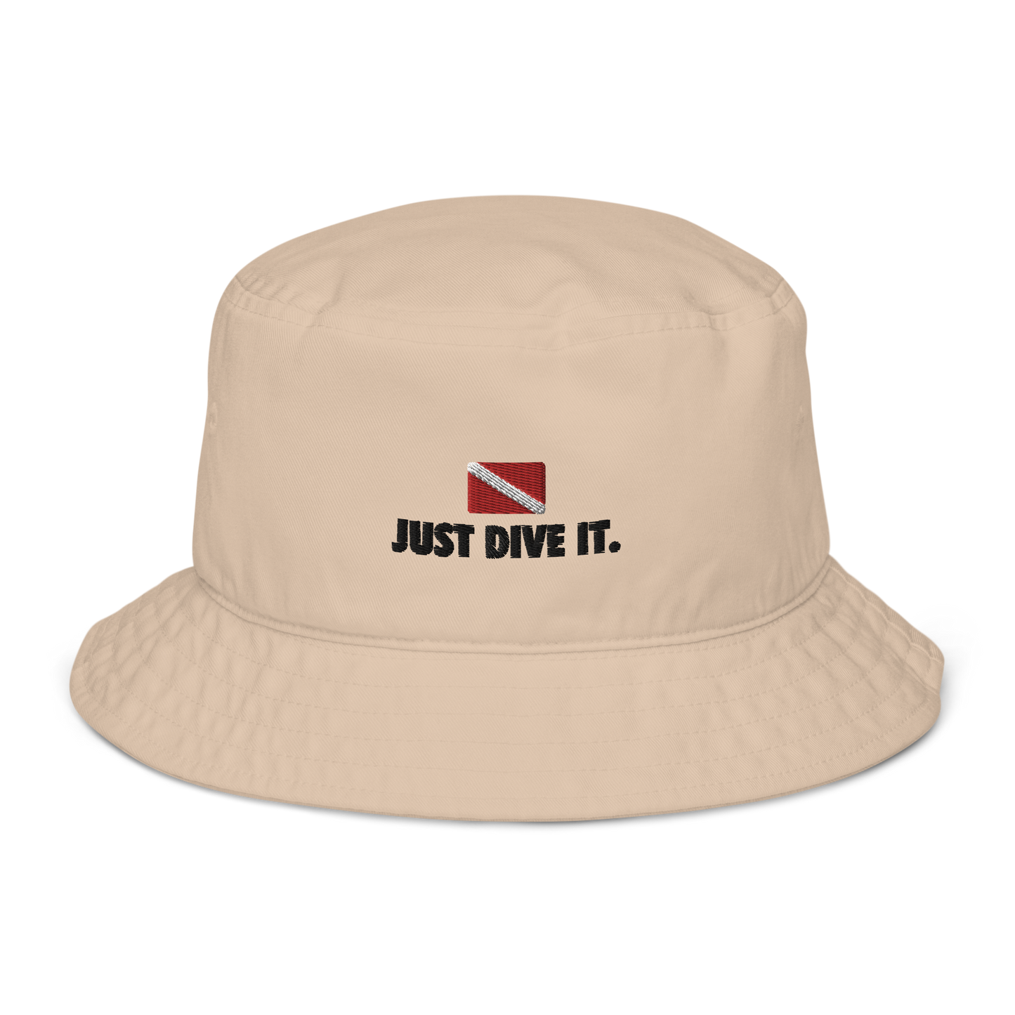 Just Dive It (horitzonal) - Organic bucket hat