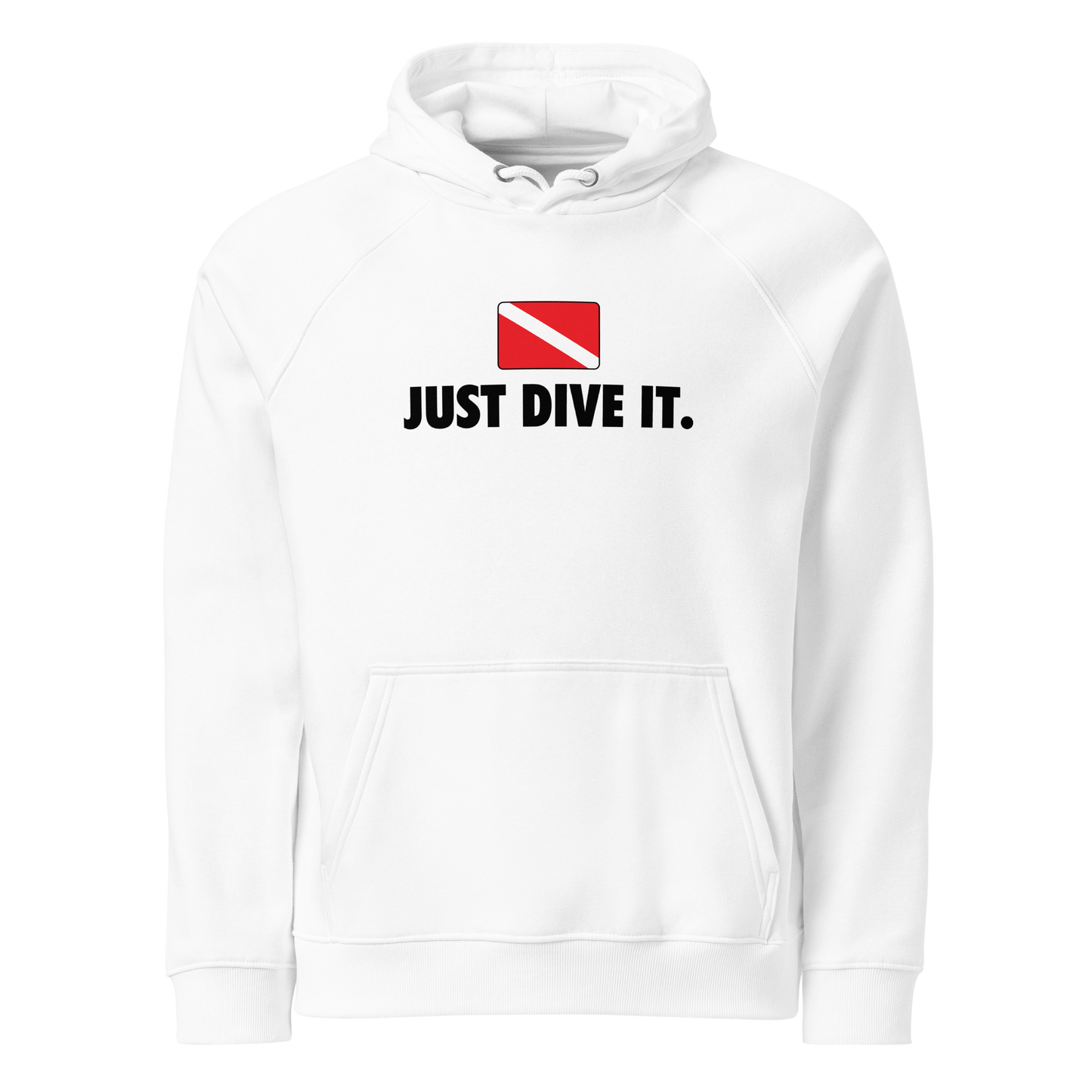 Just Dive It - Sudadera unisex de buceo - 100 % algodón orgánico