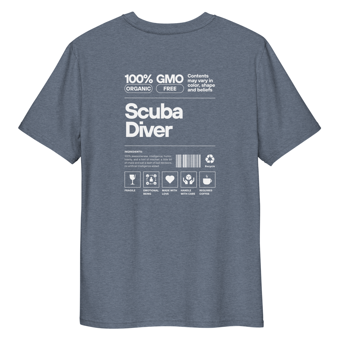 Contents May Vary - Unisex Scuba Diving T-Shirt