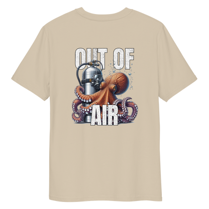 Out Of Air (back) - Unisex Scuba Diving T-Shirt