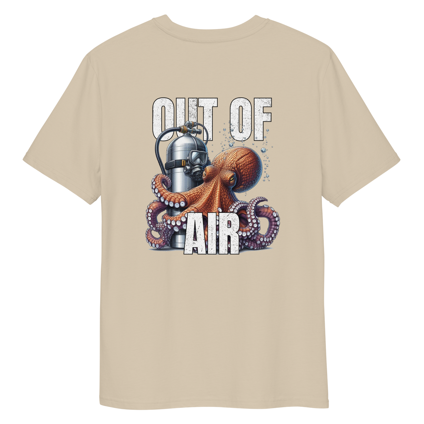 Out Of Air (back) - Unisex Scuba Diving T-Shirt