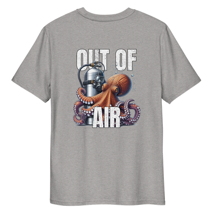 Out Of Air (back) - Unisex Scuba Diving T-Shirt