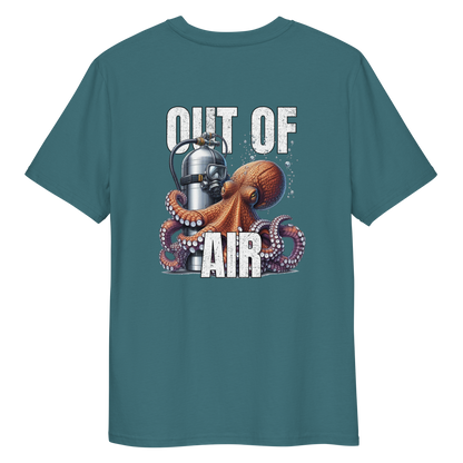 Out Of Air (back) - Unisex Scuba Diving T-Shirt