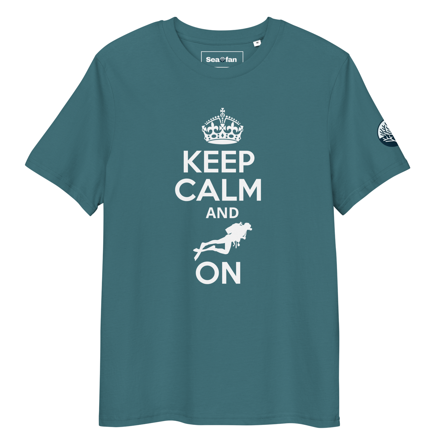 Keep Calm & Dive On - Unisex Scuba Diving T-Shirt