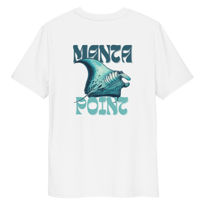 Manta Point (back) - Unisex Scuba Diving T-Shirt