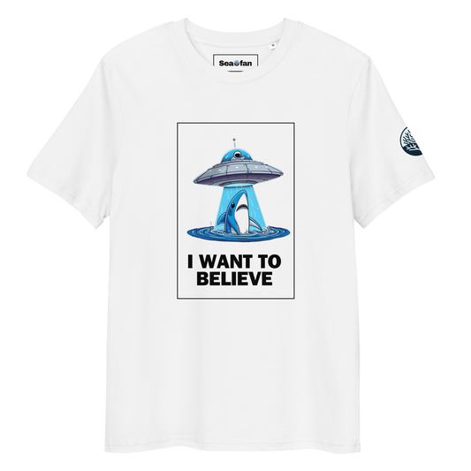 I Want To Believe (Clear) - Unisex Scuba Diving T-Shirt